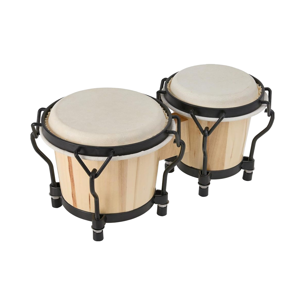 Bongo Drum Set - ราคาขายส่ง คุณภาพเยี่ยม ชุดกลองบองโกไม้ ขนาด 4+5 นิ้ว