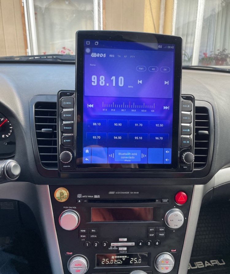 Musical Instrument Of India - 9.7 ''รถ Autoradio สําหรับ Subaru Outback