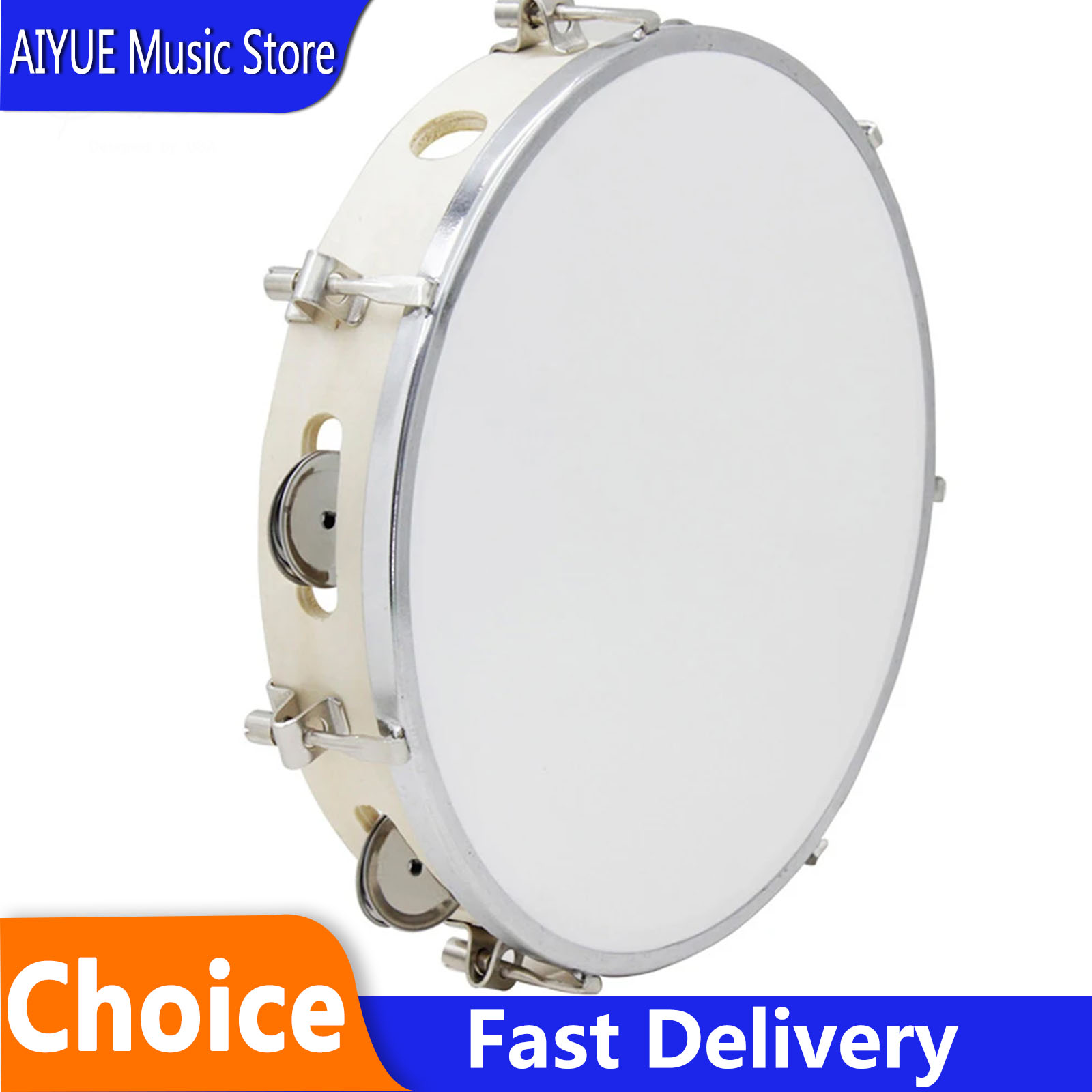 Tambourine Hand Drum - กลองแทมบูรีน SLADE ขนาด 10 นิ้ว ปรับได้
