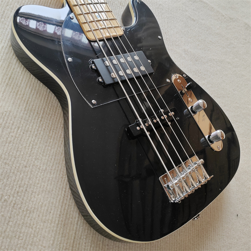 Bass Guitar Fretless - คอเบสไฟฟ้าแบบมืออาชีพ 5 สายให้ความรู้สึกสบายในสต็อกพร้อมค่าจัดส่งทางไปรษณีย์
