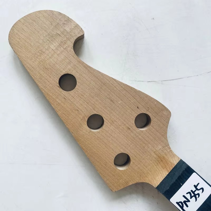 Bass Guitar Fretless - PN355 คอเบสไฟฟ้า 4 สาย แบบไม่มีโลโก้ ยังไม่เสร็จสมบูรณ์