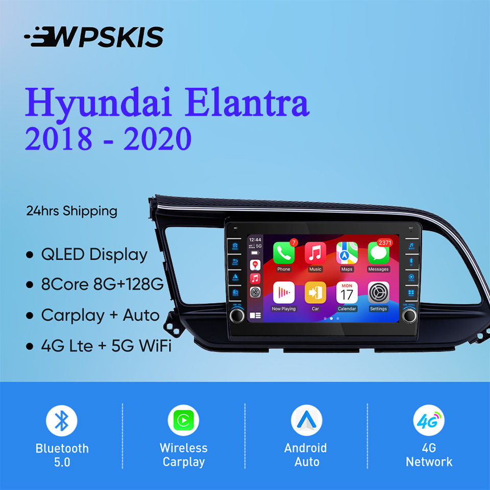 Musical Instrument Of India - Android 14 สําหรับHyundai Elantra 2018 2019