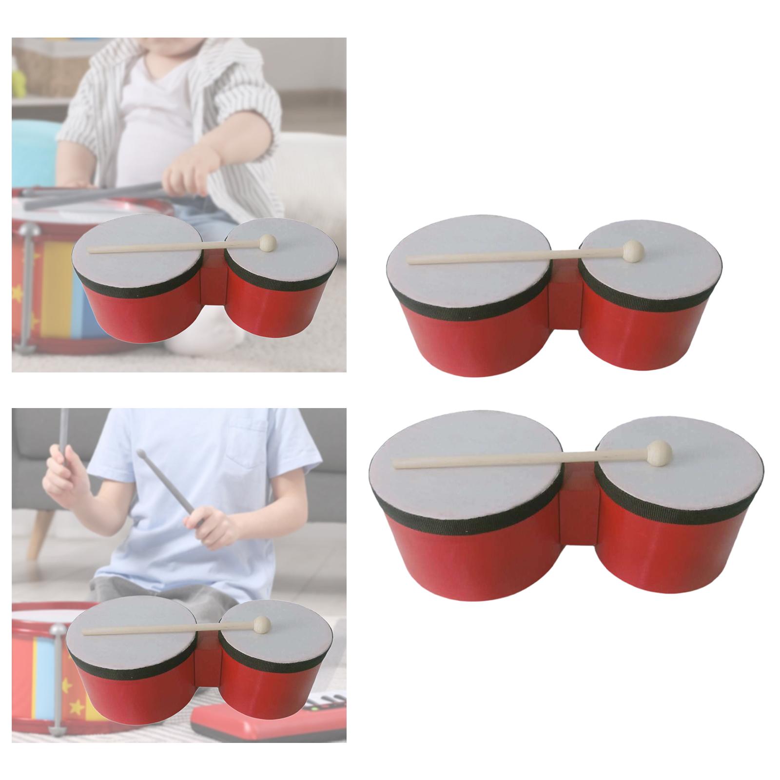 ชุดกลองบองโก กลองไม้สำหรับประก - Bongo Drum Set บทวิจารณ์และราคา