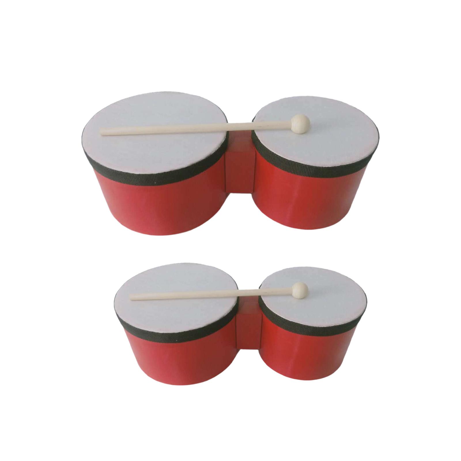 ชุดกลองบองโก กลองไม้สำหรับประก - Bongo Drum Set บทวิจารณ์และราคา