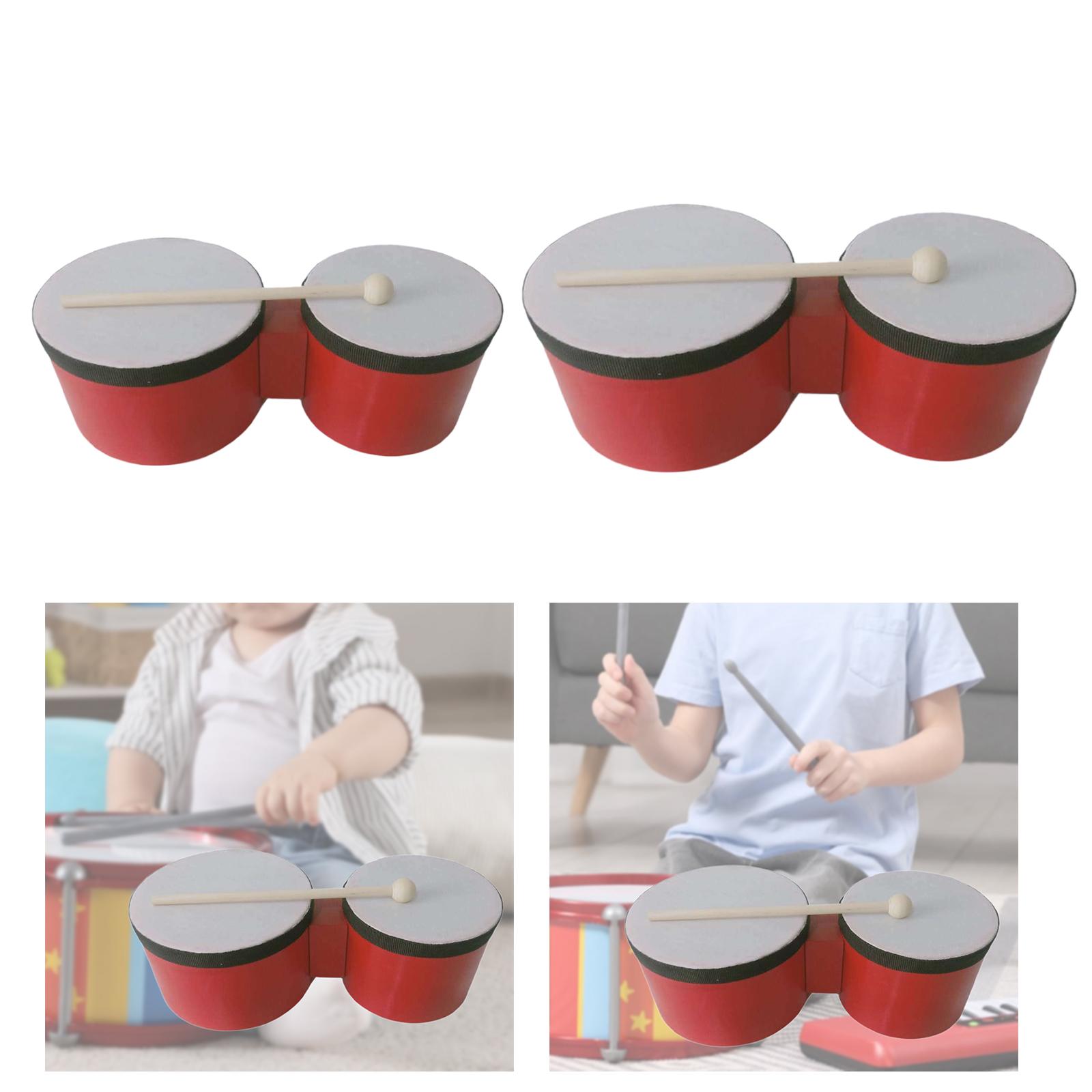 ชุดกลองบองโก กลองไม้สำหรับประก - Bongo Drum Set บทวิจารณ์และราคา
