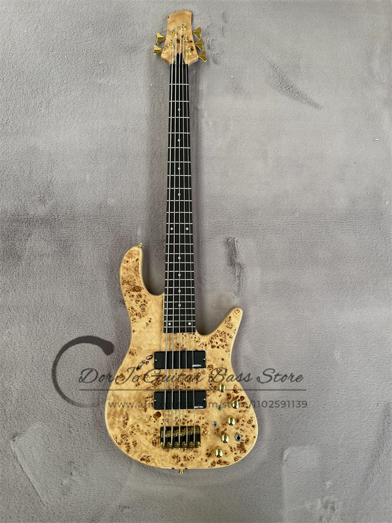 5สายเบสกีต้าร์เบสเมเปิ้ลเบสคอแ - Bass Guitar Fretless บทวิจารณ์และราคา