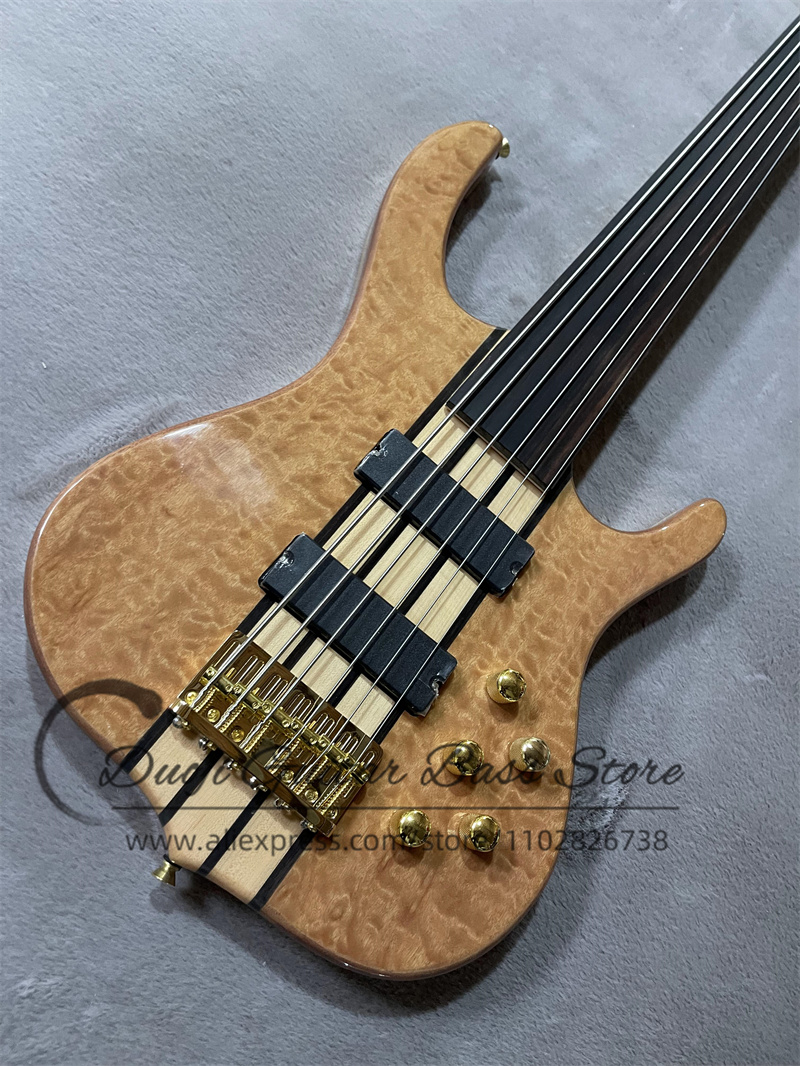 กีตาร์เบส 6 สาย ไม่มีเฟรต ท็อป - Bass Guitar Fretless บทวิจารณ์และราคา