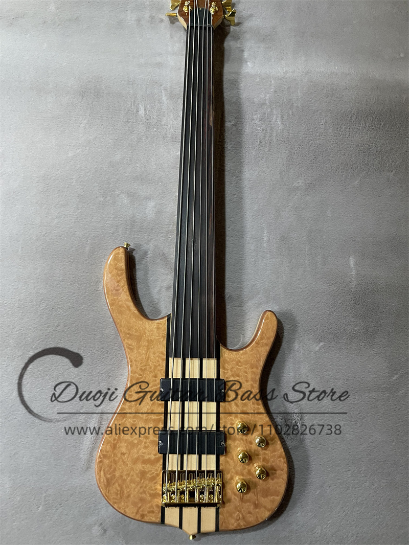 กีตาร์เบส 6 สาย ไม่มีเฟรต ท็อป - Bass Guitar Fretless บทวิจารณ์และราคา