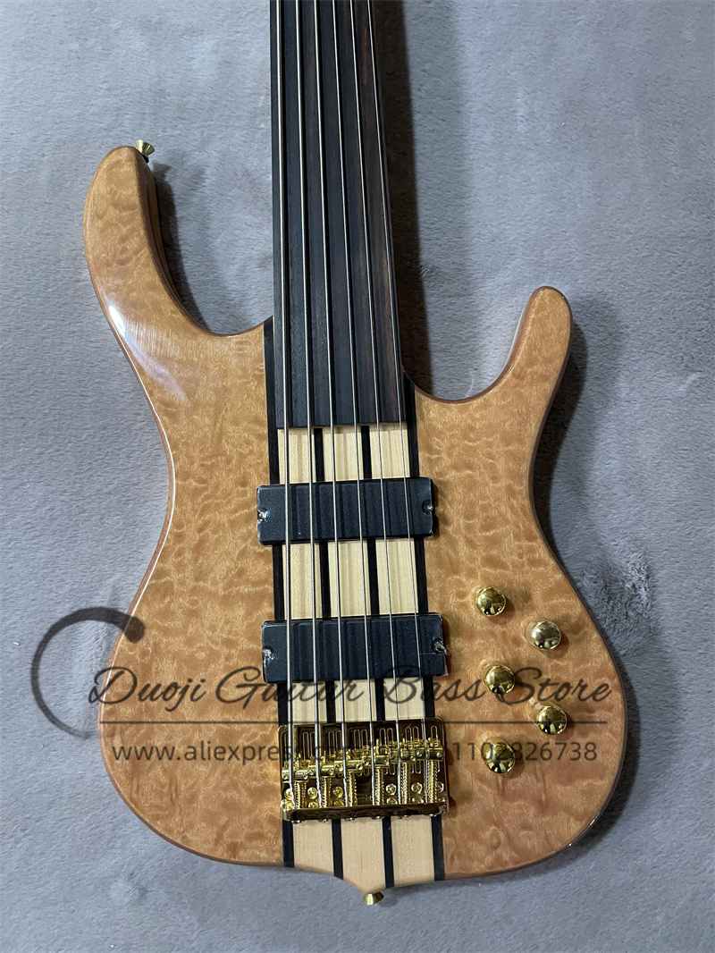 กีตาร์เบส 6 สาย ไม่มีเฟรต ท็อป - Bass Guitar Fretless บทวิจารณ์และราคา