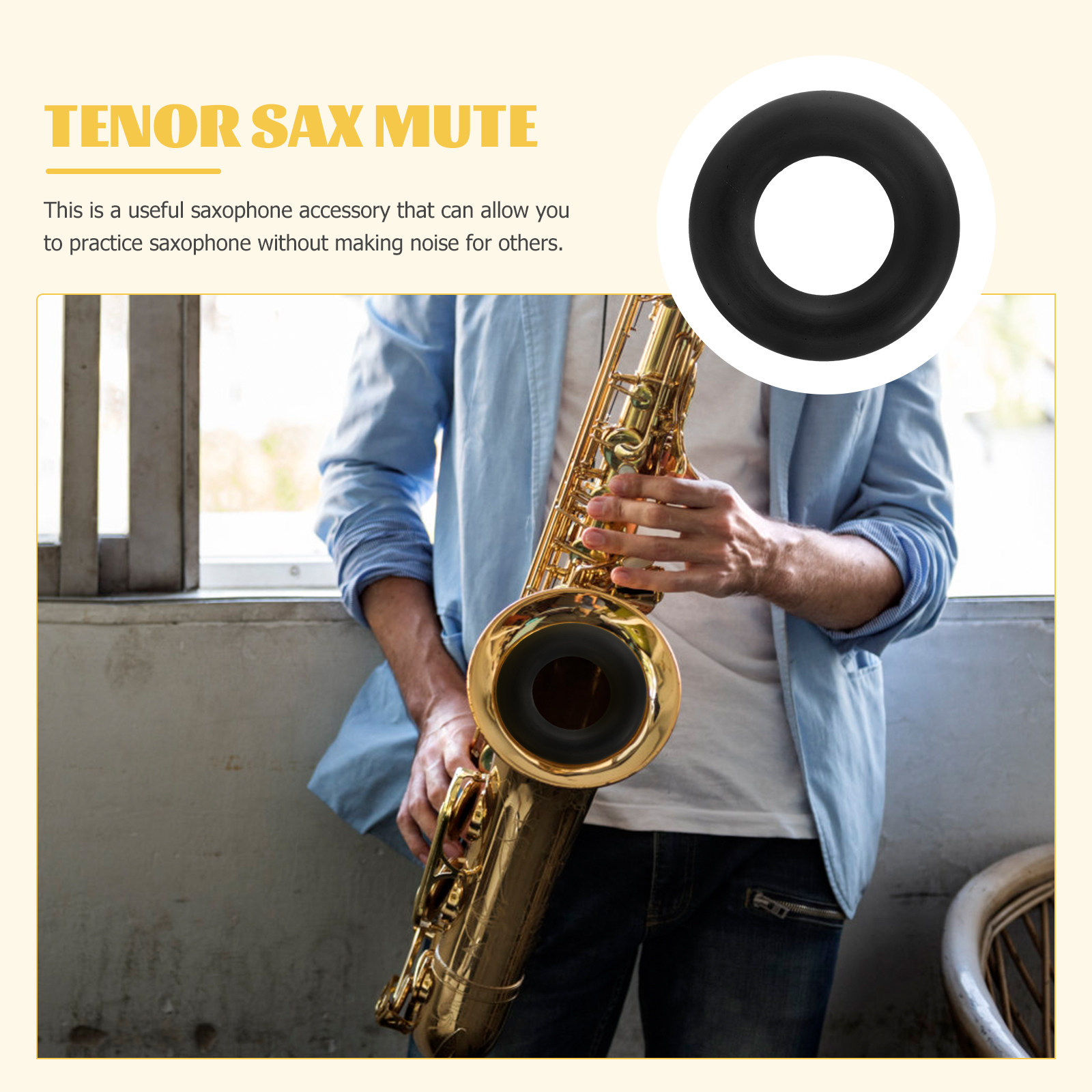 ที่เก็บเสียงซิลิโคนสำหรับแซกโซ - Musical Instrument Sounds บทวิจารณ์และราคา