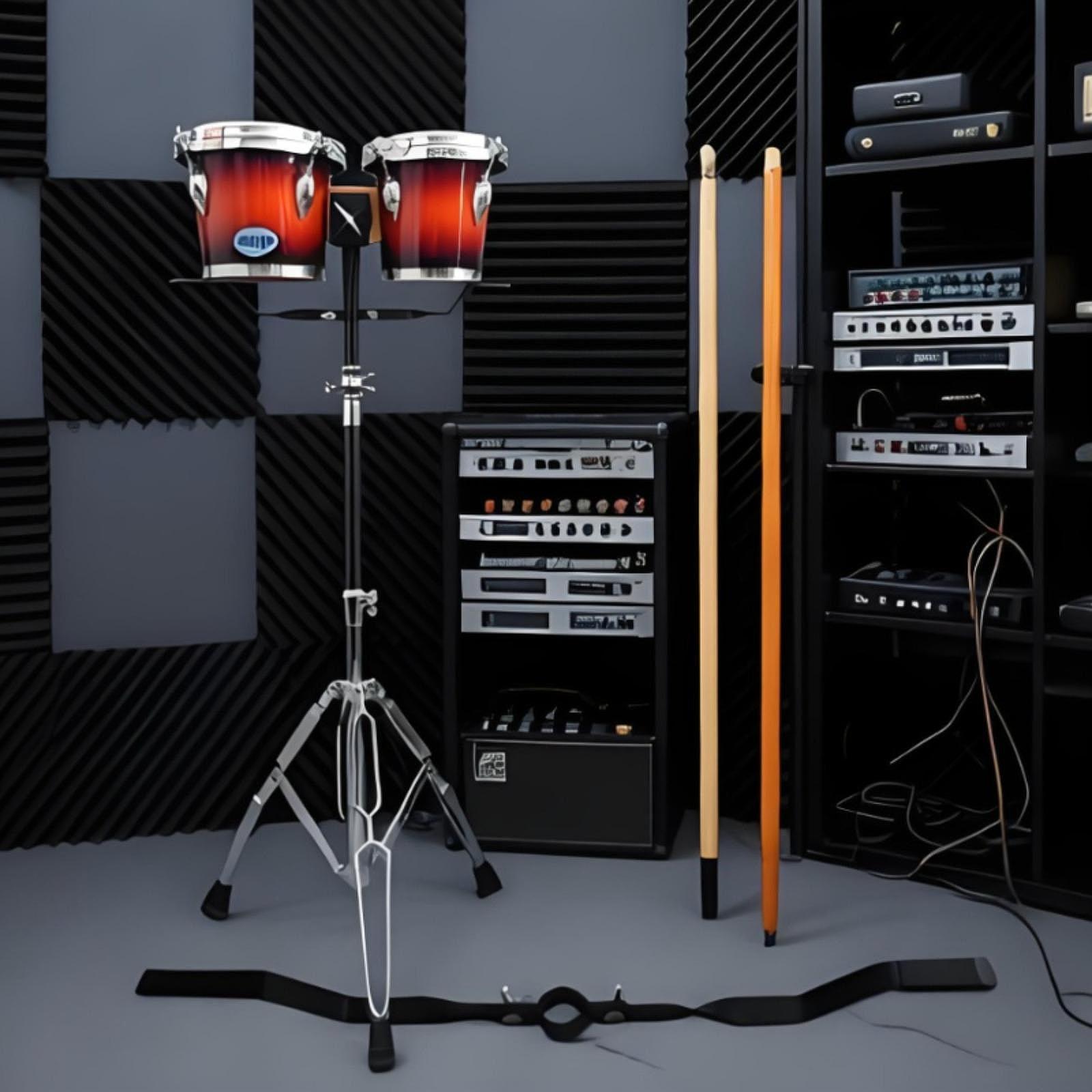 ขาตั้งกลองพร้อมแกนรองรับสำหรับ - Bongo Drum Set บทวิจารณ์และราคา