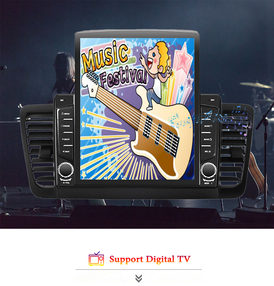 9.7 ''รถ Autoradio สําหรับ Sub - Musical Instrument Of India บทวิจารณ์และราคา