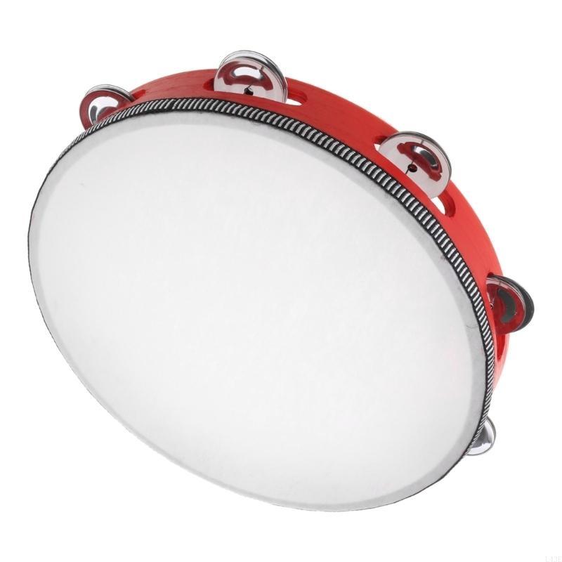 กลองสำหรับผู้ใหญ่มือถือกลองระฆ - Tambourine Hand Drum บทวิจารณ์และราคา