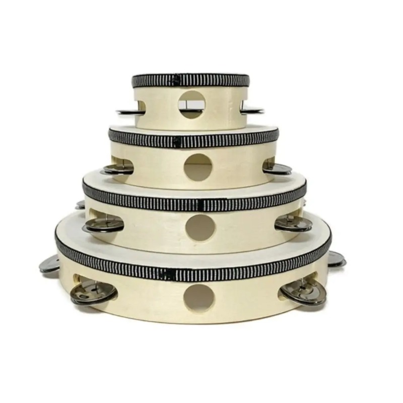 กลองแทมบูรีนไม้ขนาด 4/6/8/10 น - Tambourine Hand Drum บทวิจารณ์และราคา