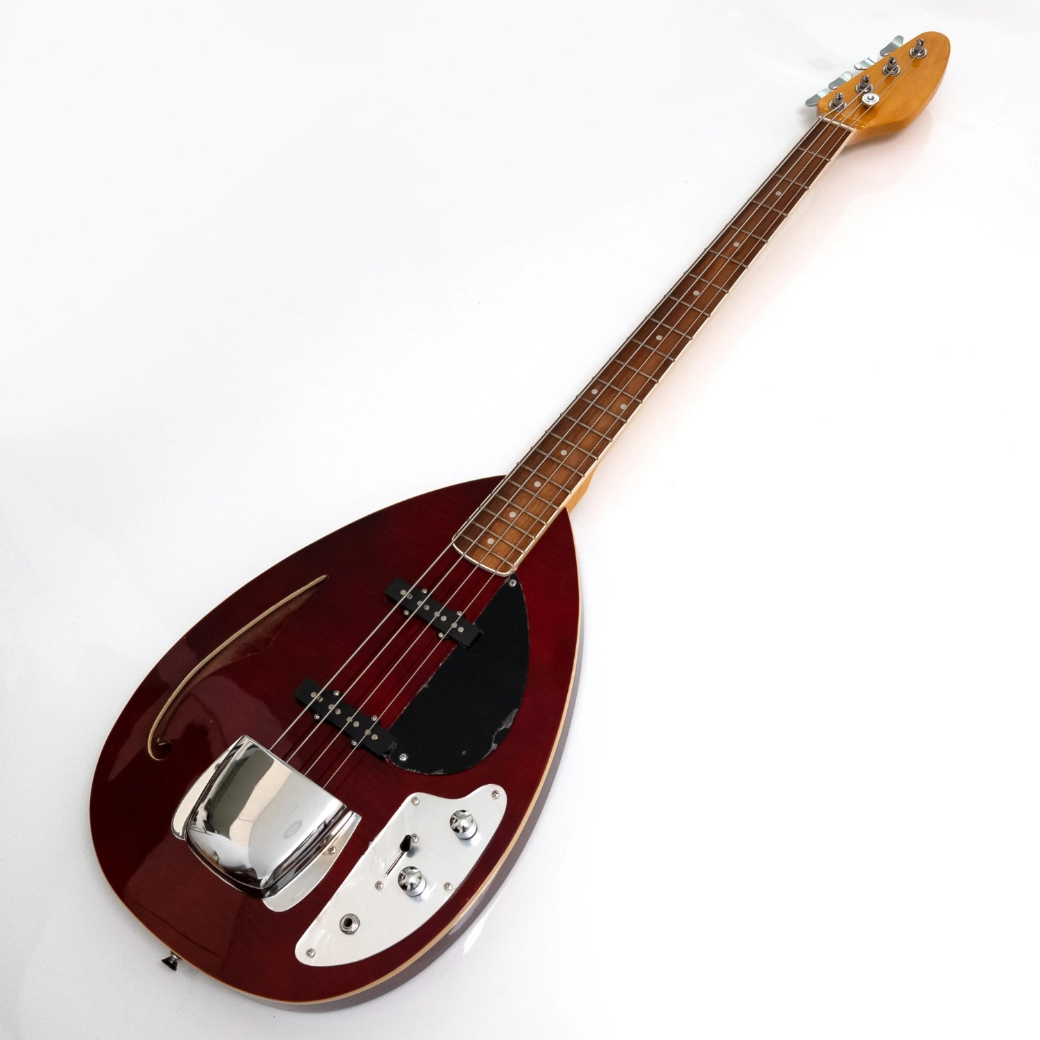 กีตาร์เบสไฟฟ้าแบบกึ่งกลวง 4 สา - Bass Guitar Fretless บทวิจารณ์และราคา