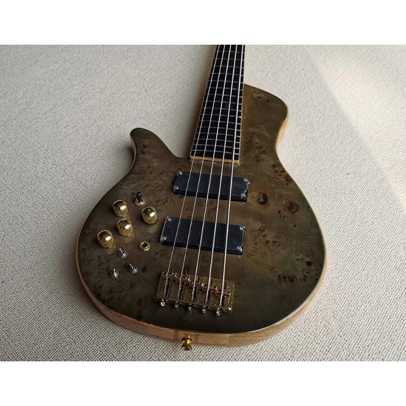 กีตาร์เบสสำหรับคนถนัดซ้าย กีตา - Bass Guitar Fretless บทวิจารณ์และราคา