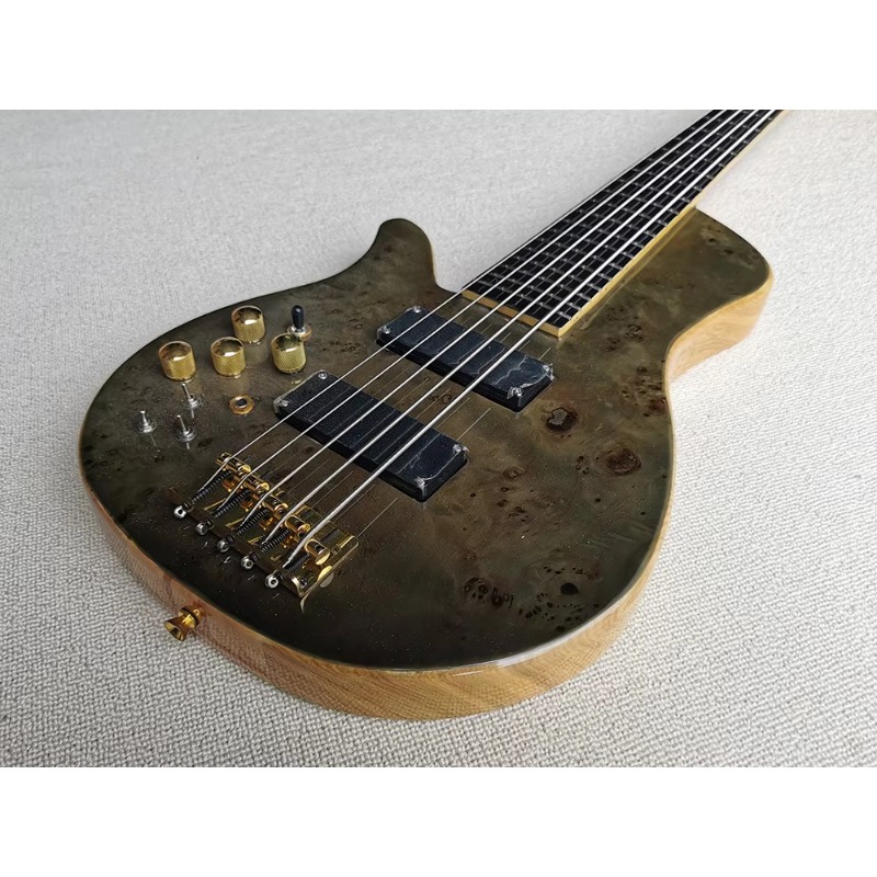 กีตาร์เบสสำหรับคนถนัดซ้าย กีตา - Bass Guitar Fretless บทวิจารณ์และราคา