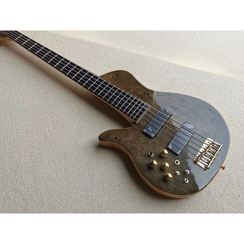 กีตาร์เบสสำหรับคนถนัดซ้าย กีตา - Bass Guitar Fretless บทวิจารณ์และราคา