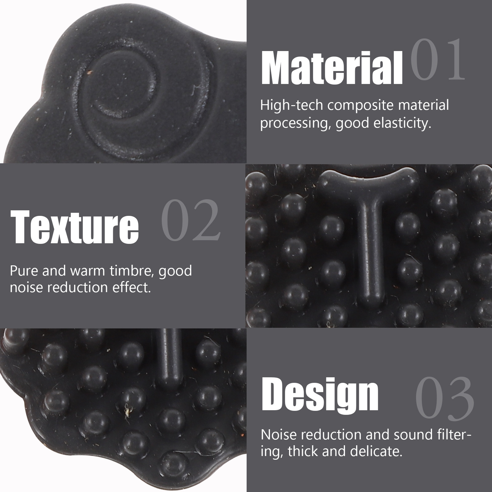 2 ชิ้น อุปกรณ์ลดเสียงเอ้อหู นา - Musical Instrument Sounds บทวิจารณ์และราคา