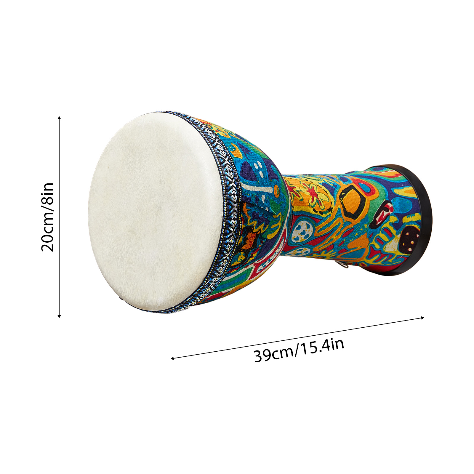 กลองแอฟริกันขนาด 8 นิ้ว กลองมื - Bongo Drum Set บทวิจารณ์และราคา