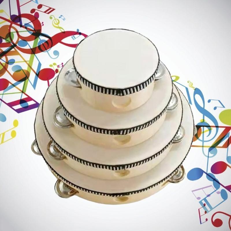 เดี่ยวแถว Jingles มือถือกลองกล - Tambourine Hand Drum บทวิจารณ์และราคา