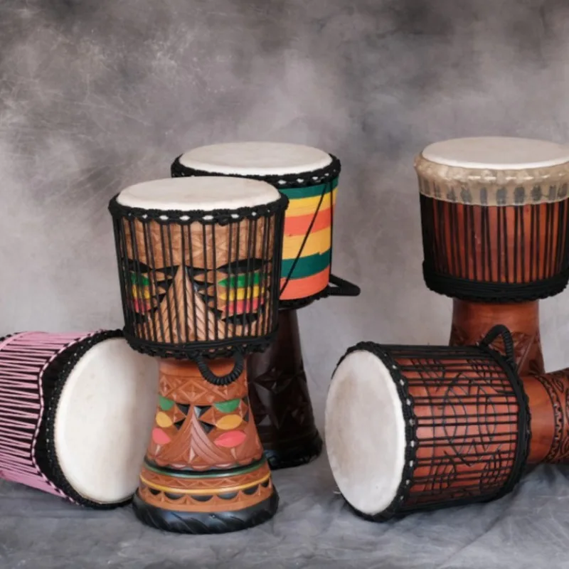 12 นิ้ว Djembe Mahogany กลองแอ - Musical Instrument Africa บทวิจารณ์และราคา