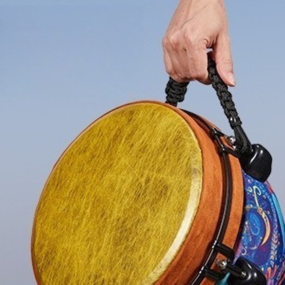 กลองแอฟริกันขนาดใหญ่ 10 นิ้ว แ - Musical Instrument Africa บทวิจารณ์และราคา