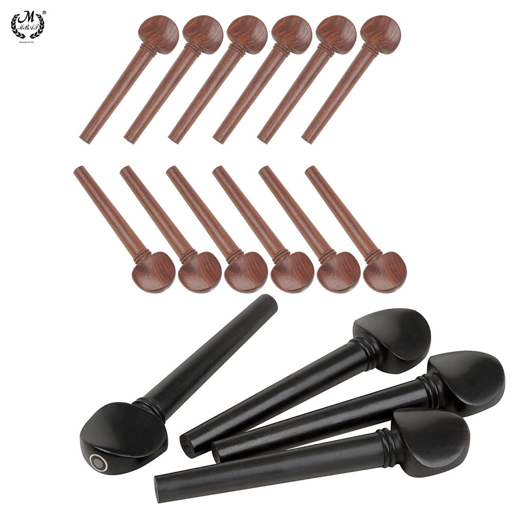 12ชิ้นเพลาสตริงไม้มะเกลือกับตา - Musical Instrument Tabla บทวิจารณ์และราคา