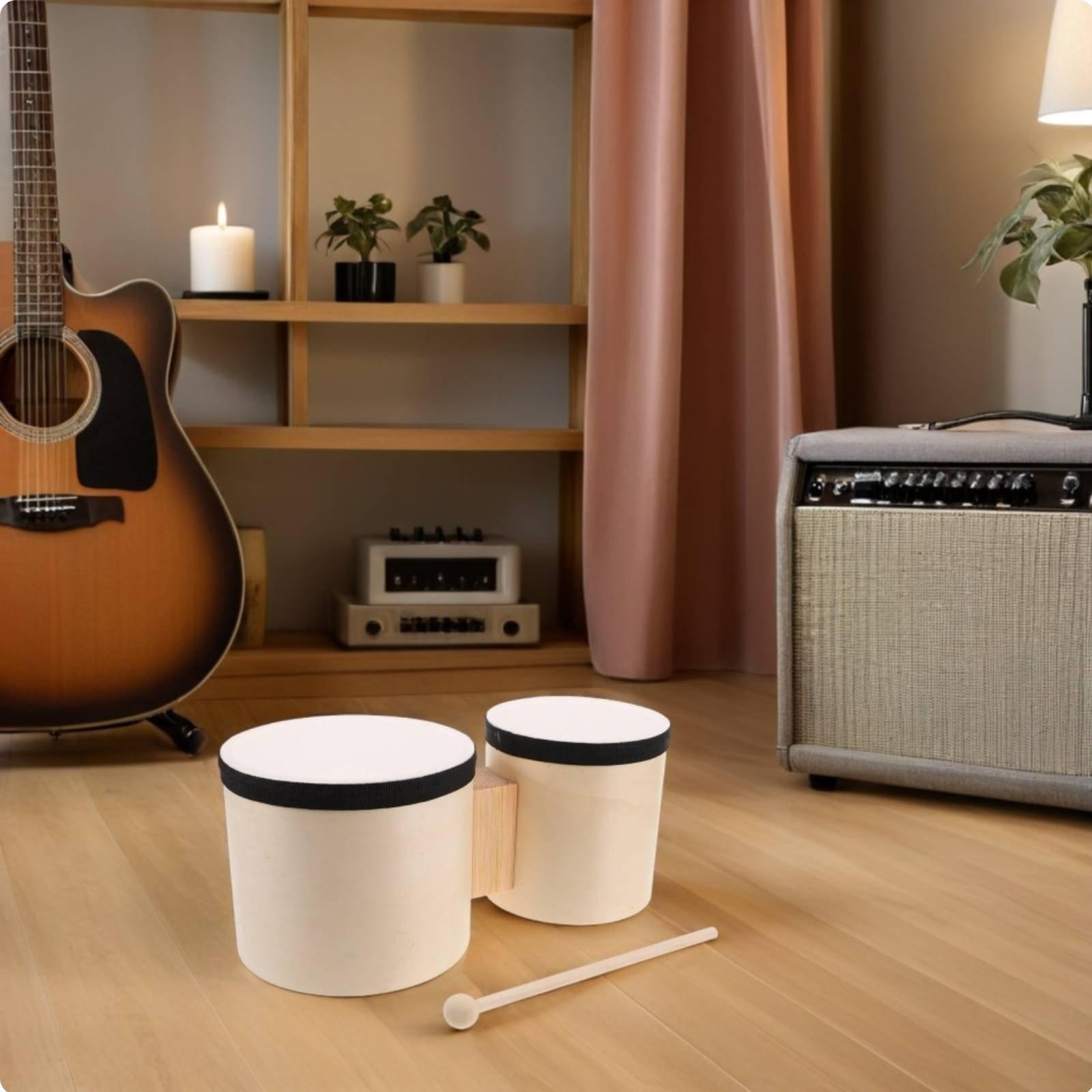 ชุดกลองบองโก เครื่องดนตรีประเภ - Bongo Drum Set บทวิจารณ์และราคา