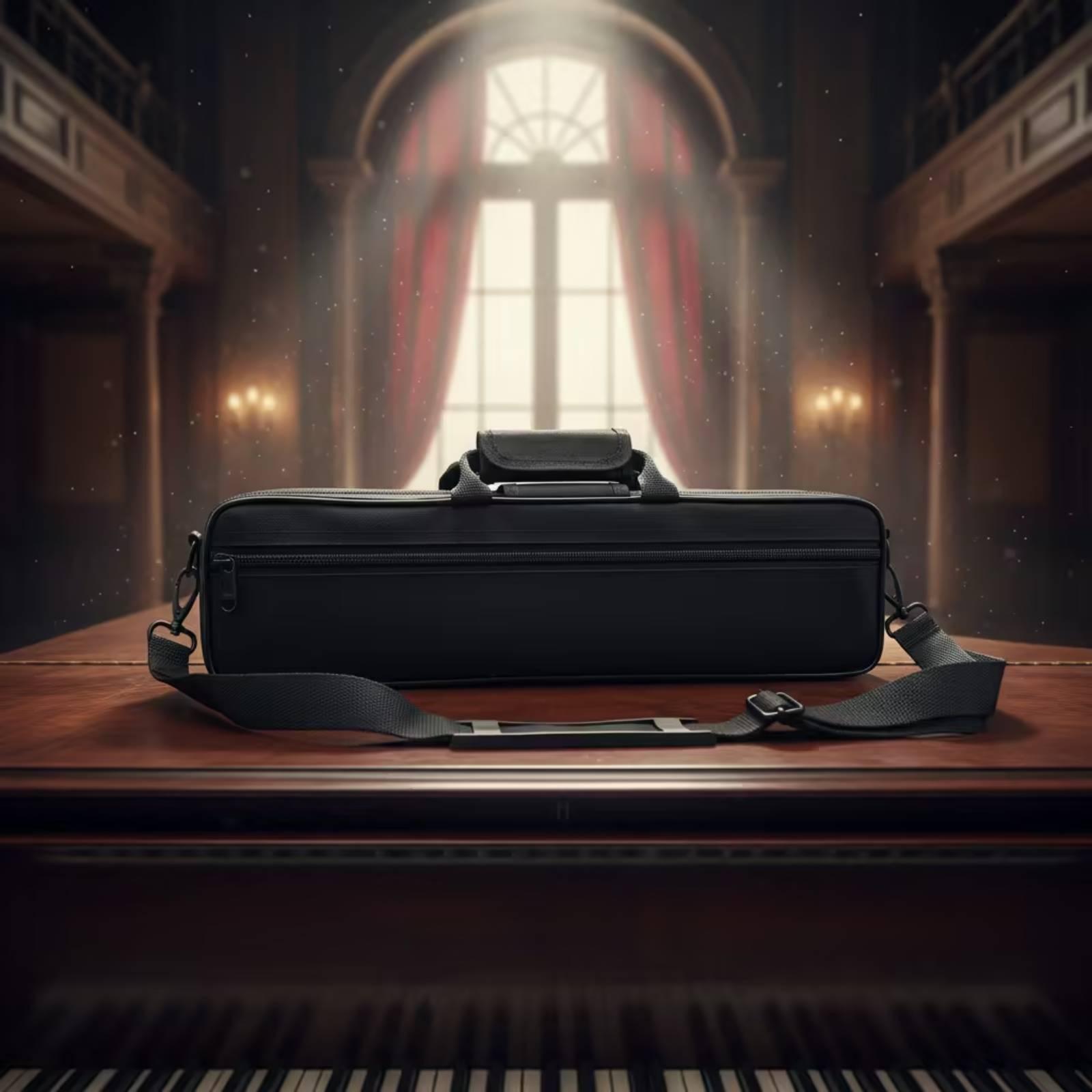 กระเป๋าใส่ฟลุตแบบมีซิปปิดสนิทพ - Musical Instrument Flute บทวิจารณ์และราคา