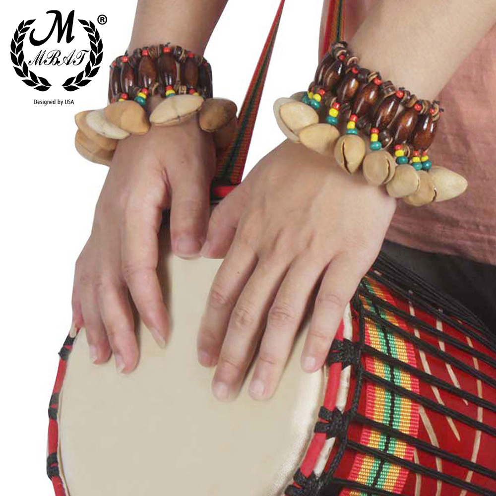M MBAT Handmade Nuts Shell สร้ - Musical Instrument Africa บทวิจารณ์และราคา