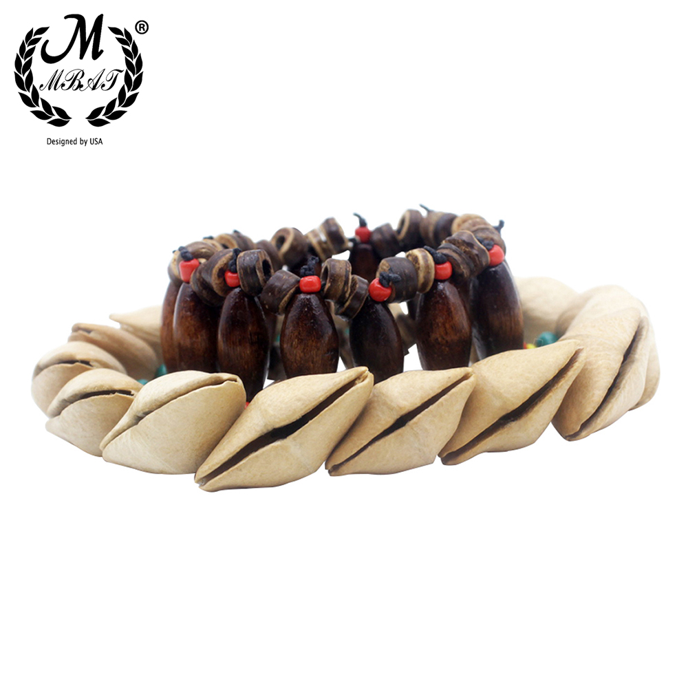 M MBAT Handmade Nuts Shell สร้ - Musical Instrument Africa บทวิจารณ์และราคา